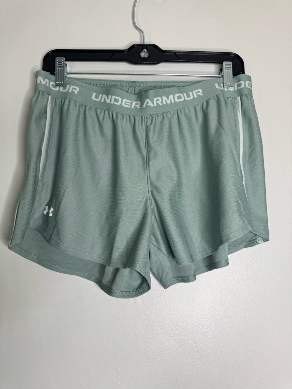 Under Armour Women's Sage Green Athletic Shorts